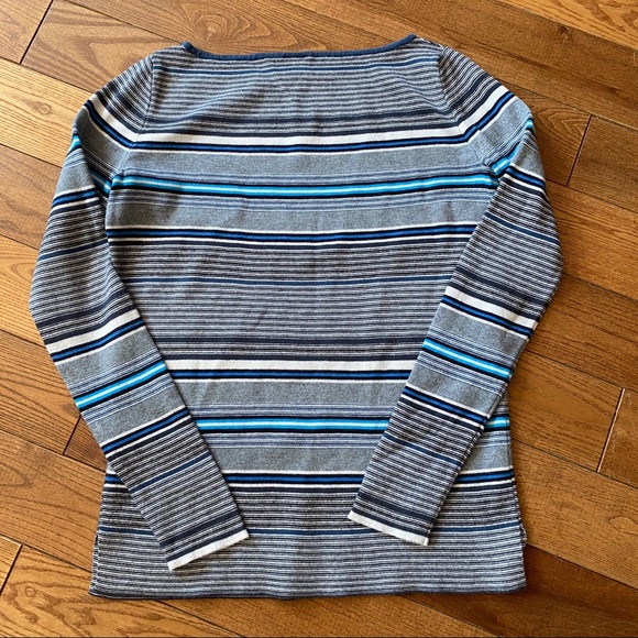 Gap striped boatneck sweater - Picture 2 of 5